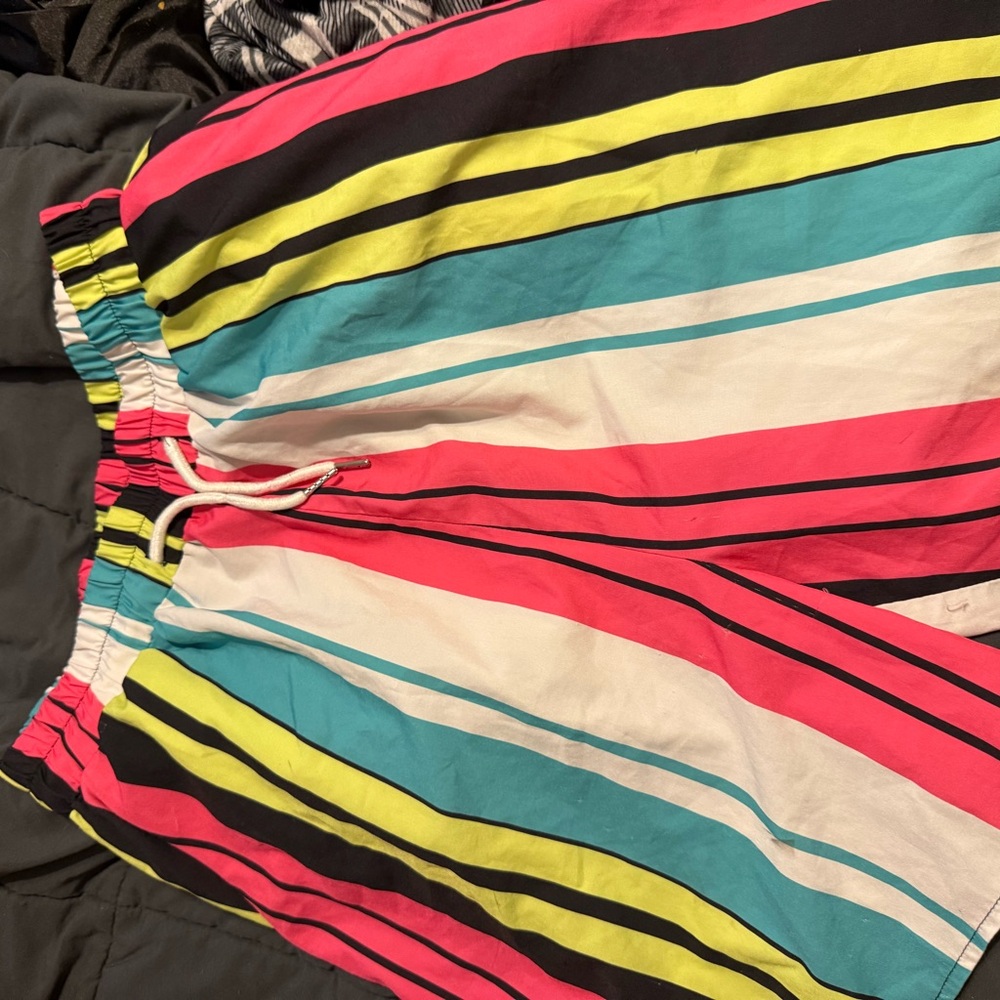 Colorful Striped short set